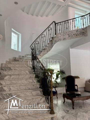Magnifique Villa S4 d'exception a Gammarth zone touristique