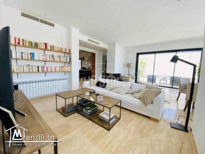 Penthouse s3 avec piscine à Gammarth zone touristique