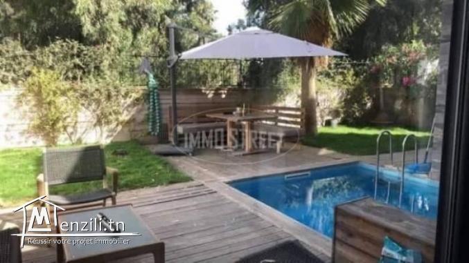 location  une belle villa S3 avec piscine à Marsa cube