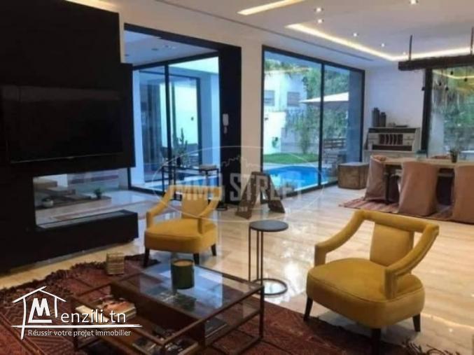 location  une belle villa S3 avec piscine à Marsa cube