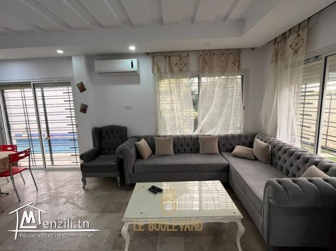 A louer villa S+4 avec piscine à Hammamet Nord