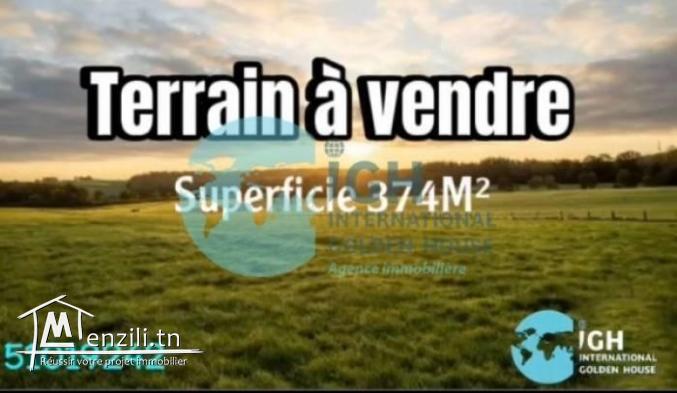 Terrain de 374M² A CHATTE MARIEM