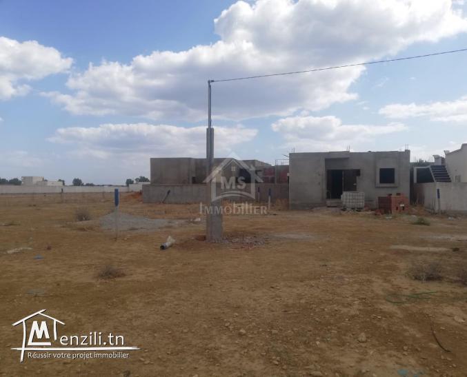 2lots de terrain jumelés et clôturés à Hammamet Sud à vendre 51355351