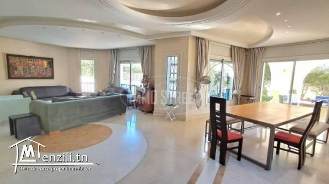 location  une belle villa S6 a Gammarth  supérieur
