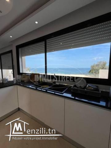 A louer appartement S3 Vue sur Mer Meublé à la Marsa