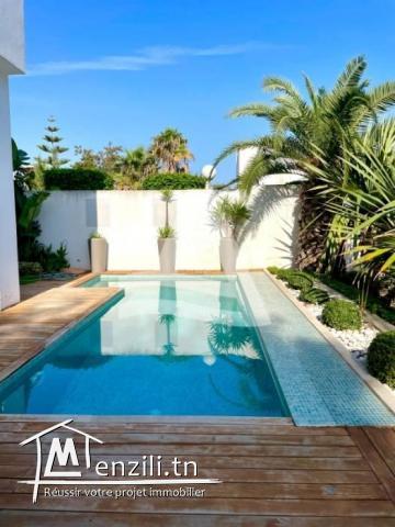 Location d'une Villa à La Marsa