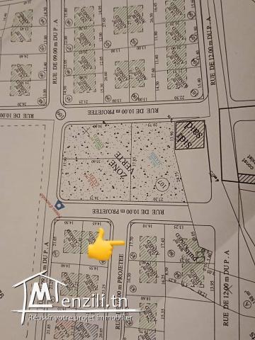 Terrain a vendre de 293 m2 à cité riadh 3