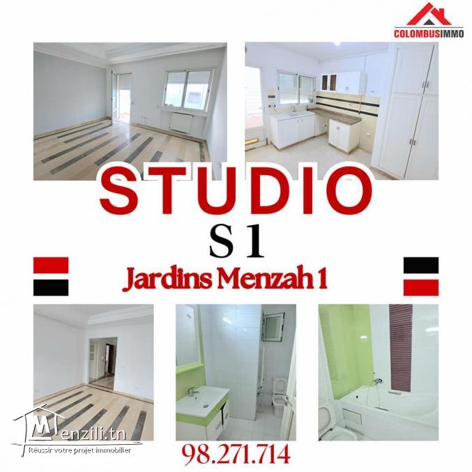 Studio à jardin d'el Menzah1