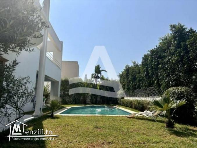 Location d'une villa à Gammarth