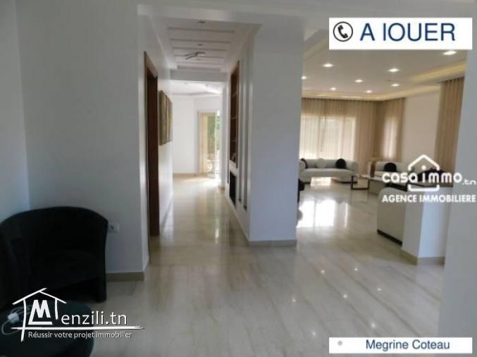 A LOUER COQUETTE VILLA S5 HAUTE STANDING  A MEGRINE COTEAU
