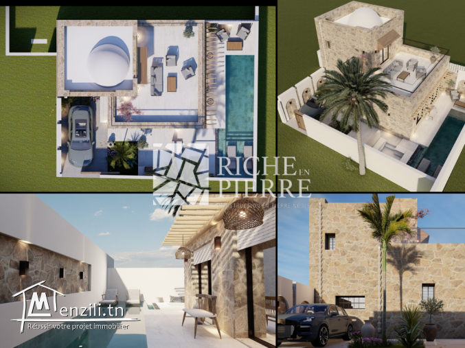 Villa Piscine Ultra-Luxe Signée Riche En Pierre