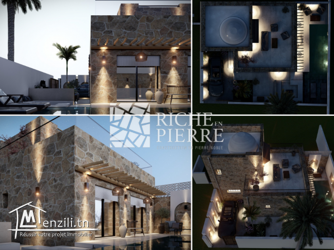 Villa Piscine Ultra-Luxe Signée Riche En Pierre