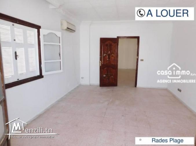 A  LOUER VILLA DE DEUX ÉTAGES S2 ET S4 A RADES PLAGE