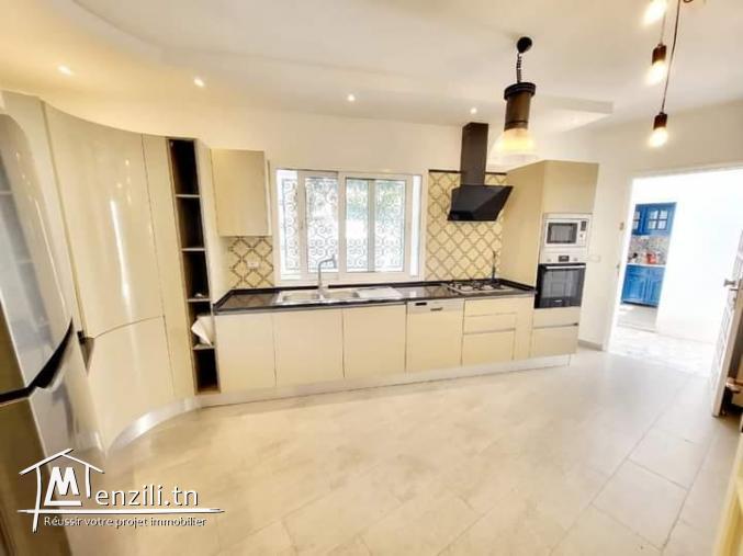 Villa S4 avec jardin à la Marsa réf 30 a