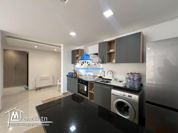 un S+1 meublé à chott mariem