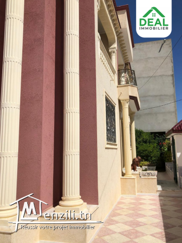 Villa et immeuble R+2 à M'saken