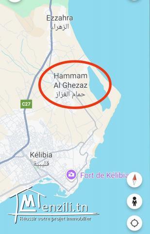 maison inachevée sur terrain de 300m2 a hammam laghzaz kelibia Cap Bon