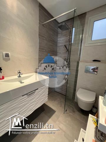 A louer un luxe S4 ave piscine bien meublé à Sahloul