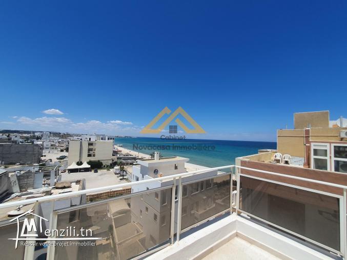 A louer appartement S+3 meublé vue de mer