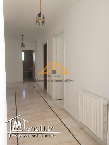 A louer appartement S+3 meublé vue de mer