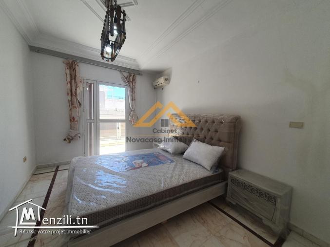 A louer appartement S+3 meublé vue de mer