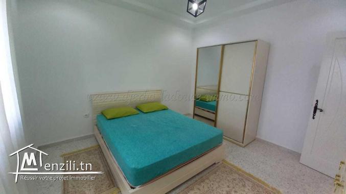 À vendre : Belle appartement neuf meublé S+2, 1er étage – Centre-ville Midoun