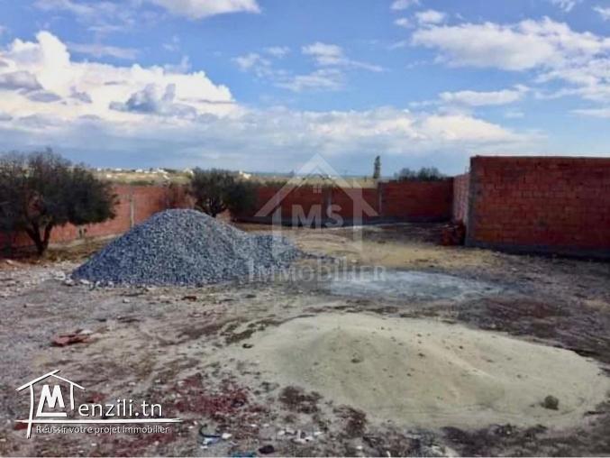 Terrain clôturé avec vue de mer à Hammamet Sud à vendre 51355351
