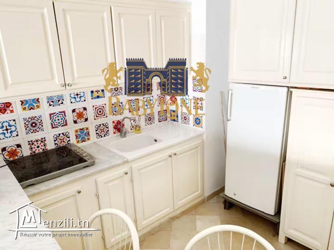 A louer un s1 meublé à la Marsa plage