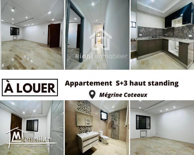 appartement  de 99 m²  avec une  place de parking sous sol