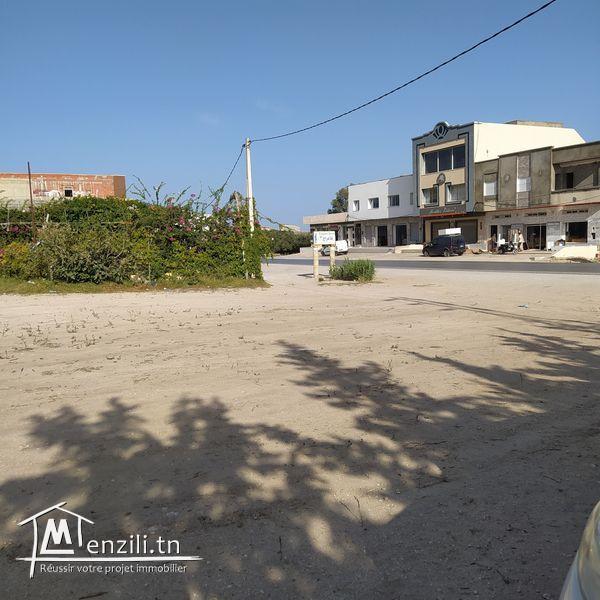 ارض للبيع في قليبية طريق تونس على الطريق الرئيسي