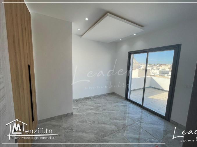 Appartement s+2 avec vue de mer à Hammamet centre