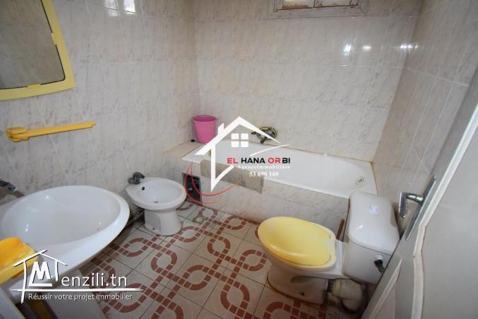 à vendre étage de villa s+2 indépendant à borj arif mahdia