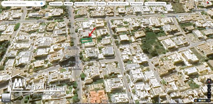 a vendre terrain R+4 sur la route principale à mahdia