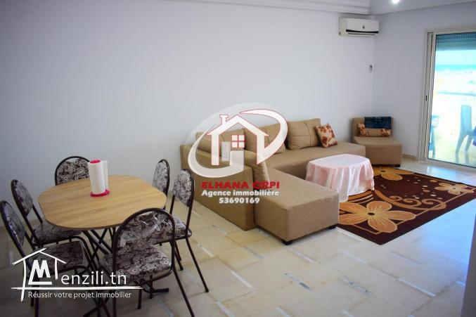 à vendre appartement s+1 vue sur mer à baghdedi plage