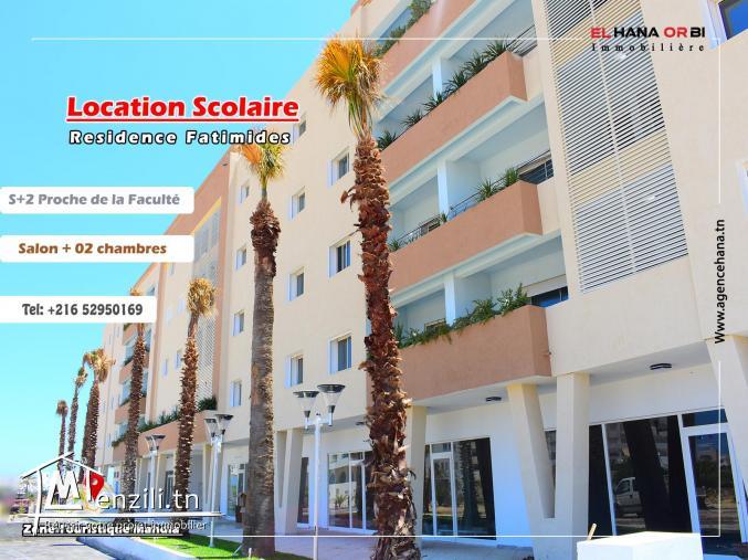 location scolaire s+2 rz fatimide zone touristique mahdia