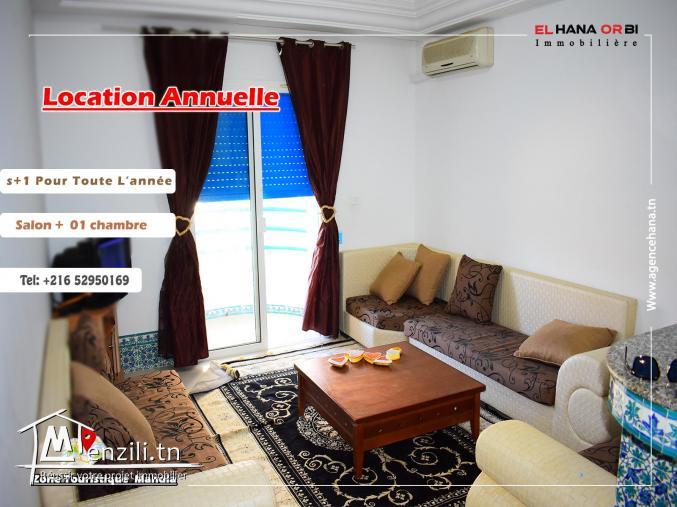 Studio s+1 à l’année en plein zone touristique