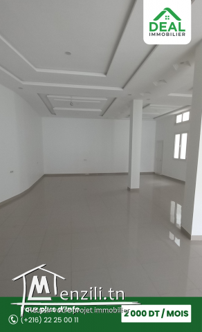 local de 200m² à louer