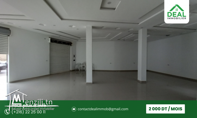 local de 200m² à louer