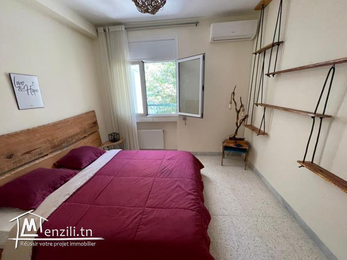 A vendre un appartement S+3 meublé à Gammarth
