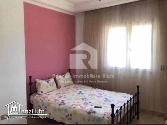 À Louer (Annuelle) un appartement S2 meublé situé à Chatt Mariem-sousse