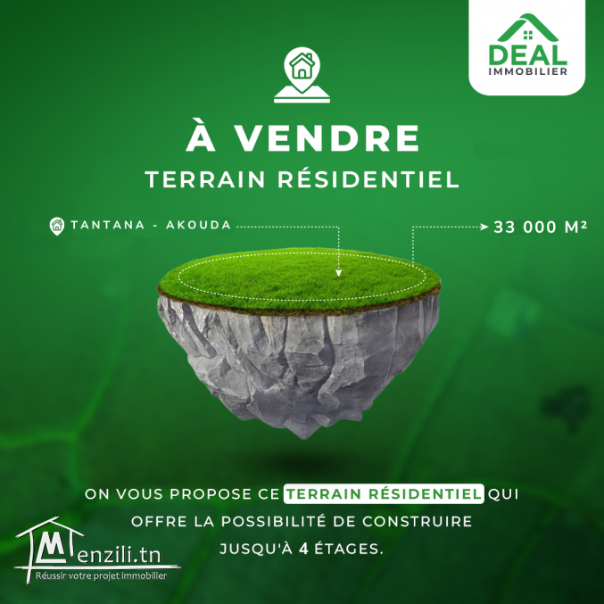 Lot de 33000m² à Tantana