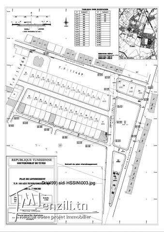 terrain pour promoteur sidi hassine cité 25 juillet