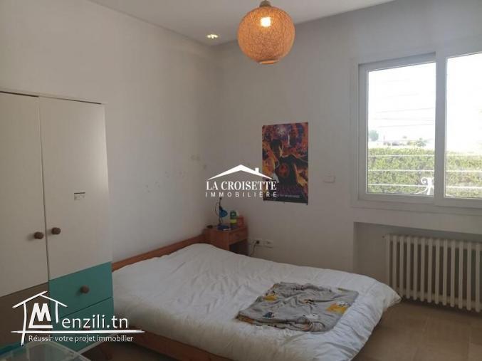 Rez-de-chaussée S+3 avec piscine à La Marsa MRCL0277