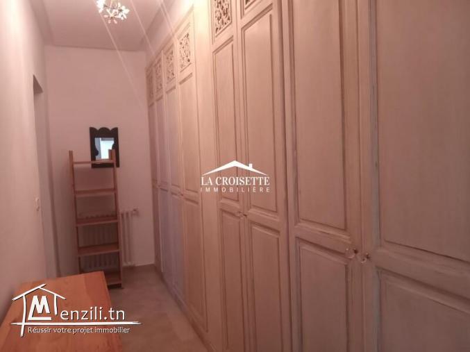 Rez-de-chaussée S+3 avec piscine à La Marsa MRCL0277