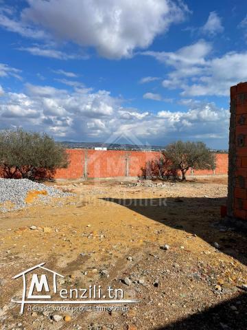 Terrain clôturé avec vue de mer à Hammamet Sud à vendre 51355351