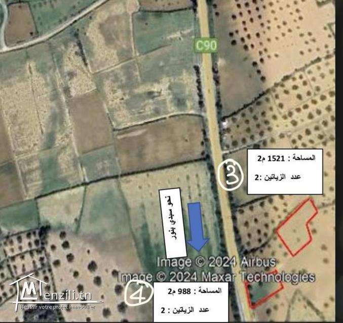 lot de terrains à vendre