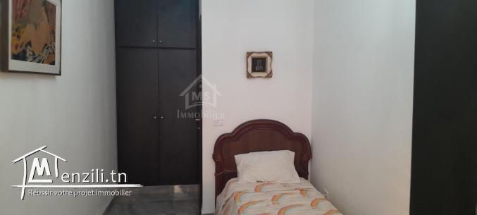 Location annuelle: Un appartement S+2 meublé avec jardin à Hammamet 51355351