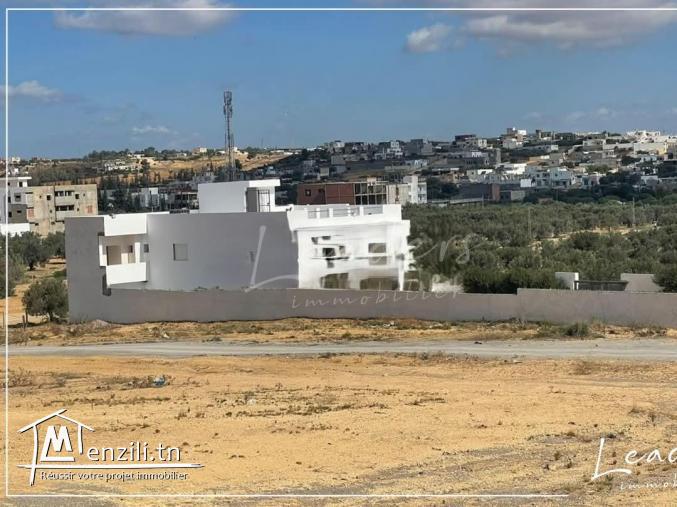 A vendre un terrain constructible situé à Hammamet sud