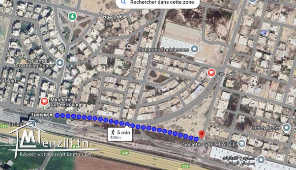 Terrain a vendre a Borj Cedria