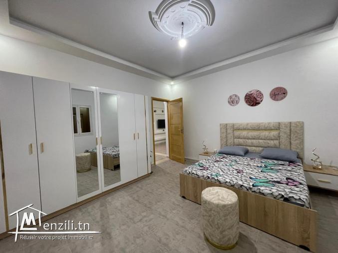 Appartement 2 chambres bien meublé situé dans la zone touristique de Midoun